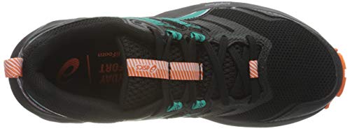 Asics Gel-Sonoma 6, Trail Running Shoe Mujer, Black/Baltic Jewel, 40 EU