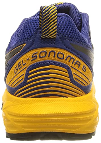 Asics Gel-Sonoma 6, Zapatillas para Carreras de montaña Hombre, Monaco Blue/Black, 44 EU