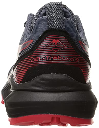 ASICS Gel-Trabuco 9, Zapatillas para Correr Hombre, Carrier Grey Electric Red, 46.5 EU