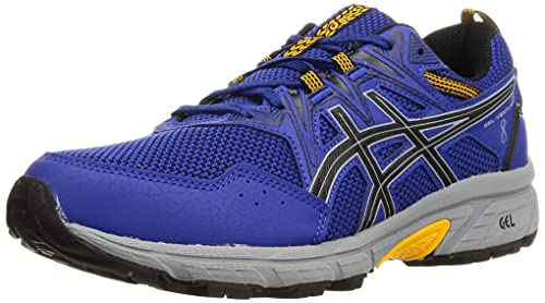 Asics Gel-Venture 8, Trail Running Shoe Hombre, Monaco Blue/Black, 43.5 EU