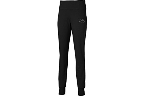 Asics Logo, Pantalones Mujer, Color Negro, Tamaño Large