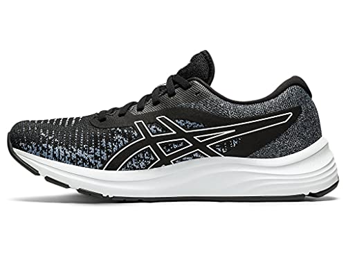 ASICS Zapatillas de correr Gel-Pulse 12 para hombre, Negro/Blanco, 40.5 EU