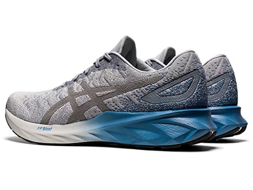 ASICS Zapatillas de running DYNABLAST para hombre, gris (Piamonte Gris/Gris Hilo), 46