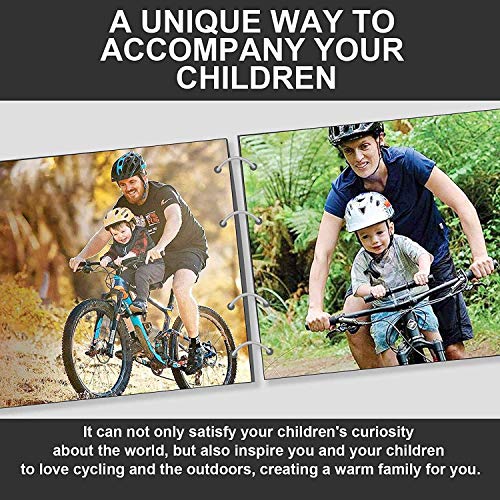 Asiento Infantil Para Bicicleta De MontañA, Compatible Con Todas Las Bicicletas De MontañA Para Adultos, Con Marco De Apoyabrazos Adecuado Para NiñOs De 2 A 5 AñOs (Hasta 48 Libras)Kids Seat+Handlebar