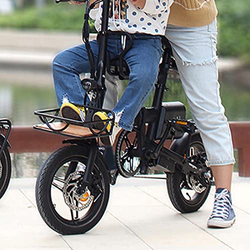 Asiento para Bicicleta para bebés Asiento para Bicicleta para niños montado en la Parte Delantera Bicicleta Asiento de Seguridad para niños Bicicleta eléctrica Asiento Delantero Desmontable para A/a