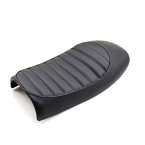 Asiento retro para moto Cafe Racer, sillín plano, bancos para CB125S CB200 CB350 CL350 CB400