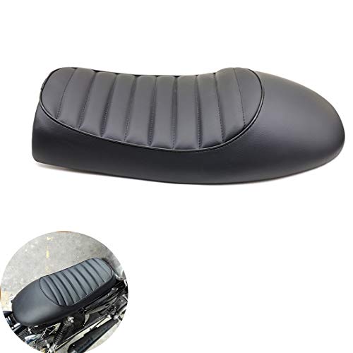 Asiento retro para moto Cafe Racer, sillín plano, bancos para CB125S CB200 CB350 CL350 CB400