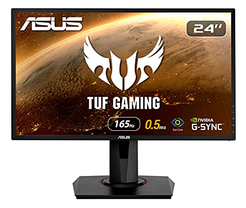 ASUS VG248QG - Monitor Gaming de 24" (Full HD, 165 Hz, 0.5 ms MPRT, Extreme Low Motion Blur, Adaptive-sync, FreeSync Premium technology) negro