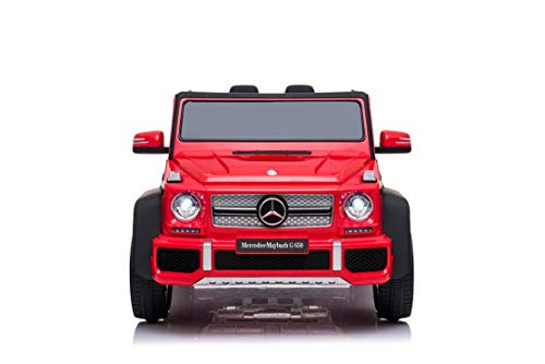 ATAA Mer*cedes Maybach G650 - Rojo - Coche eléctrico para niños Maybach G650 Landaulet batería 12v y Mando Remoto para Padres