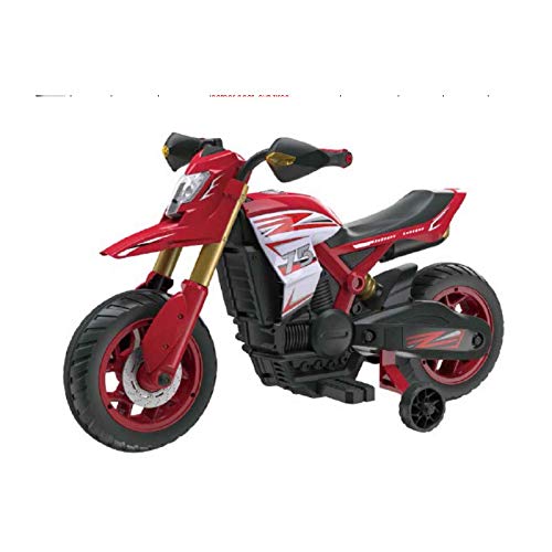 ATAA Moto Enduro - Rojo - Moto de batería para niños Enduro, Moto eléctrica con batería 6v
