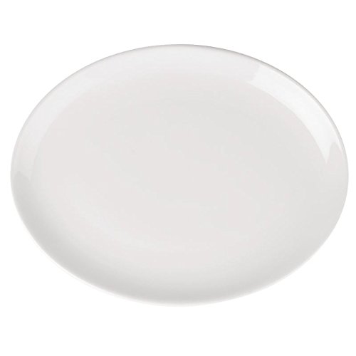 Athena hotelware cc211 Oval cupé platos, 254 mm x 178 mm, blanco (Pack de 12)