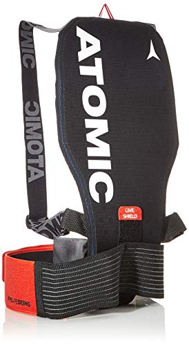 ATOMIC Live Shield Protector Dorsal de esquí Extensible, Unisex Adulto, Negro, S