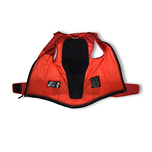 ATOMIC Live Shield Vest JR Chaleco Protector de esquí con Estructura, para niños, Rojo, M