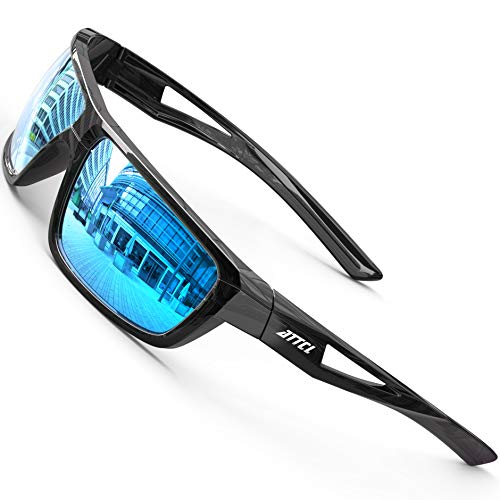 ATTCL Gafas de sol polarizadas para hombre que conduce 100% anti UV400 Gafas de pesca en bicicleta Blue 2021
