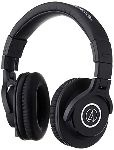 Audio-Technica M40x Auriculares de estudio profesionales para grabación de estudio, creadores, DJ, podasts y escucha diaria.