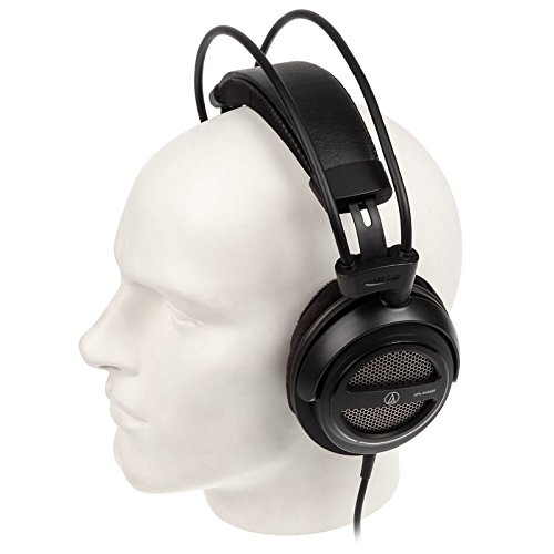 Audio-Technica SonicPro Home Studio - Auriculares Abiertos sobre Oreja, Color Negro