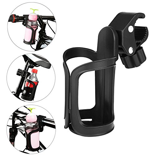 AumoToo Bike Cup Holder, 360 Grados de rotación Bebida Botella de agua jaulas Cochecitos de bebé para bicicletas, bicicletas de montaña, cochecitos de bebé y sillas de ruedas