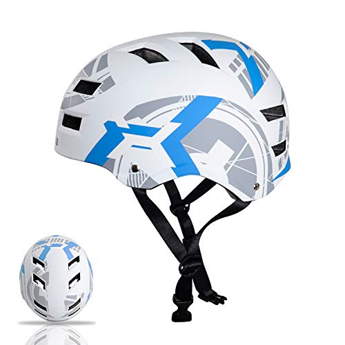 Automoness Casco Skate,Casco Bicicleta con CE Certifiacdo,Unisex Adultos Jovenes Ninos.Multi-Deporte para Ciclismo,Skate, Esquí, Patinaje,3 Tamaño