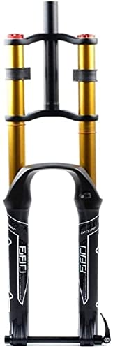 AWJ Horquilla de suspensión neumática MTB Horquilla de Bicicleta 26 27,5 29 Pulgadas Control de Hombro Doble MTB Suspensión de Descenso DH Presión de Aire Tubo Recto Amortiguador de bicicle