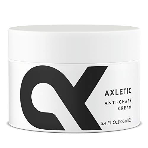 AXLETIC Crema Antifriccion Deporte con Aloe Vera - Crema Antirozaduras Muslos Mujeres y Hombres, Previene y Trata las Irritaciones - Alternativa a Vaselina Deportiva y Crema Badana Ciclismo, 100ml