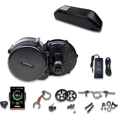 Bafang Bicicleta Eléctrica BBS02B Kit de Conversión 48V 750W Kit de Componentes de Bicicleta Eléctrica o Motor Central con Batería 48V 13/16 / 17.5 / 20Ah (Opcional) 48V750W-C18-44T-48V 20AH