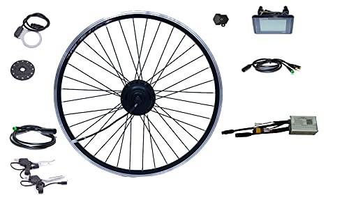 Bafang Kit de conversión para bicicleta eléctrica de 27,5 pulgadas, 650B, 250 W, 36 V, rueda trasera con radios, para cassette 8/9/10 RWD Kit IP65 C961 G020, motor de buje BF-RWDC-25036-C961-275