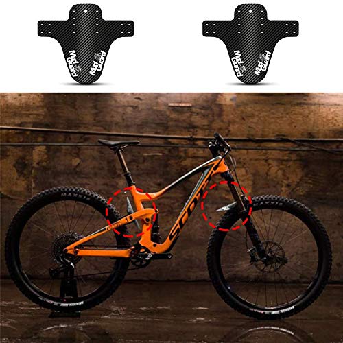 BAIBEI Guardabarros MTB, Guardabarros Delantero y Trasero, Se Adapta a 650B 20"26" 27.5"29 Pulgadas Guardabarros （2Pcs ）