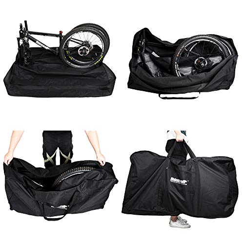 BAIGIO Bolsa Transporte Almacenamiento para Bicicleta 26"-27.5" Bolsa Plegable Portabicicletas Fundas para Bicicletas Impermeable, Bolsa de Equipaje de Bicicleta de Montaña para Viaje