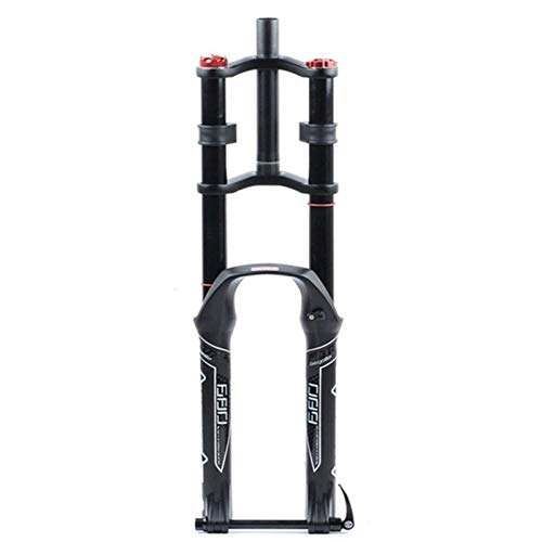 BaiHogi Suspensión Tenedor de Bicicletas 26/27,5/29" Hombro Aire Doble Descenso Rapel Amortiguador de amortiguación del Freno de Disco Am/FR Viajar 130mm Accesorios de Montaje de Bicicletas