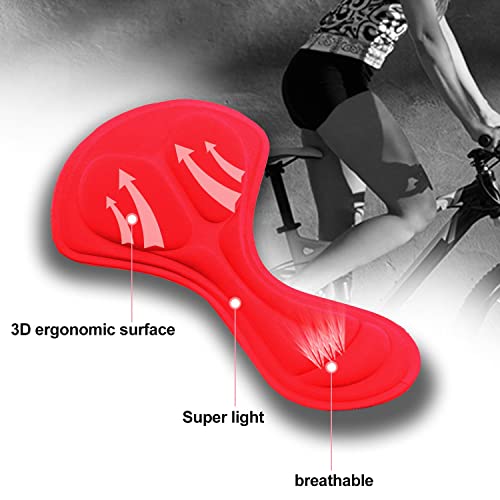 BALEAF Mujer Ciclismo Ropa Interior 3D Acolchado Bike Shorts Road Biking Gear Bicicletas Briefs Spin Peloton Gris Talla S