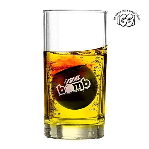 Bar Amigos - Juego de 4 tarjetas para recetas de bebidas y cócteles, color negro, 25 ml, ideal para fiestas Jagermaister, Red Bull