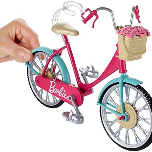 Barbie Bicicleta, accesorios muñeca barbie (Mattel DVX55)