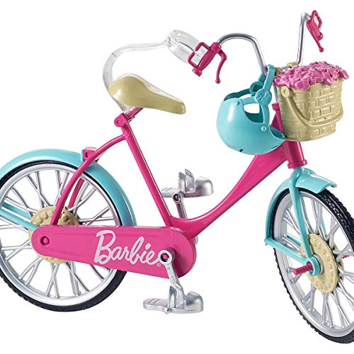 Barbie Bicicleta, accesorios muñeca barbie (Mattel DVX55)