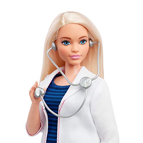 Barbie Quiero Ser Doctora, muñeca con accesorios (Mattel FXP00) , color/modelo surtido