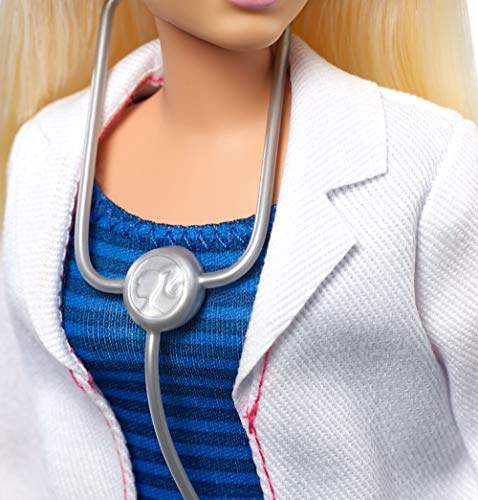 Barbie Quiero Ser Doctora, muñeca con accesorios (Mattel FXP00) , color/modelo surtido