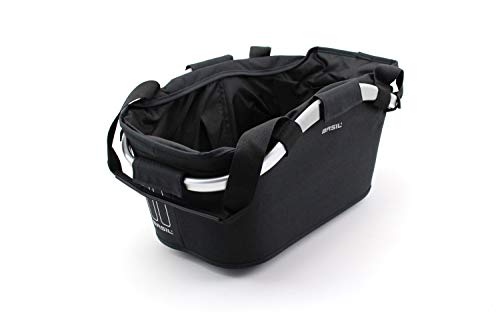 Basil - Cesta de Transporte (22 L), Color Negro