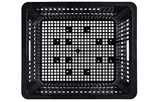 Basil Crate M Caja de Bicicleta para el portaequipajes de la Rueda Delantera, Unisex Adulto, Negro, 40 cm x 33 cm x 25 cm