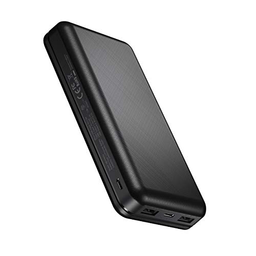 Batería Externa 26800mAh Power Bank con 2 Salida y 2 Entrada Cargador Movil Portátil Compatible con para Xiaomi Redmi Samsung Huawei y más Smartphone