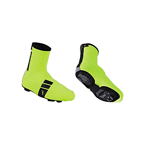 BBB 2989730260 Cubrezapatillas Ciclismo, Unisex, Amarillo Neón, 39/40