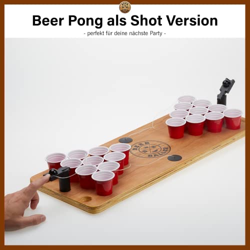 BeerBaller® Shot Pong Cherry - Beer-Pong como versión de Tiro! | EL Nuevo Juego DE Beber del 2020!  | Ideal para Fiestas, pre-Juegos, Festivales o como una Idea de Regalo