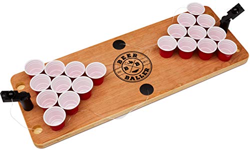 BeerBaller® Shot Pong Cherry - Beer-Pong como versión de Tiro! | EL Nuevo Juego DE Beber del 2020!  | Ideal para Fiestas, pre-Juegos, Festivales o como una Idea de Regalo