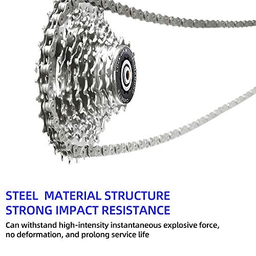 BeiLan 116 eslabones Cadena de Bicicleta de 10 velocidades