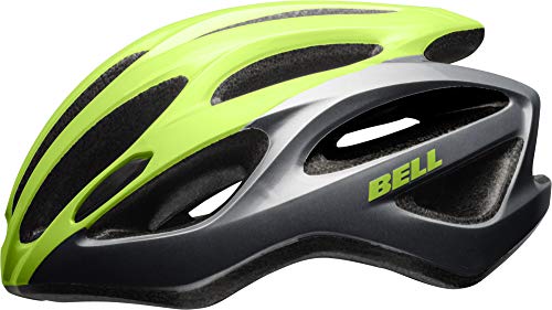 BELL Draft Universal Casco de Carretera, Unisex, Verde Brillante/Pizarra, 54-61 cm