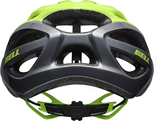 BELL Draft Universal Casco de Carretera, Unisex, Verde Brillante/Pizarra, 54-61 cm