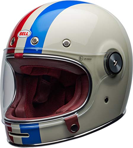 BELL Helmet bullitt dlx command vintage white/red/blue m