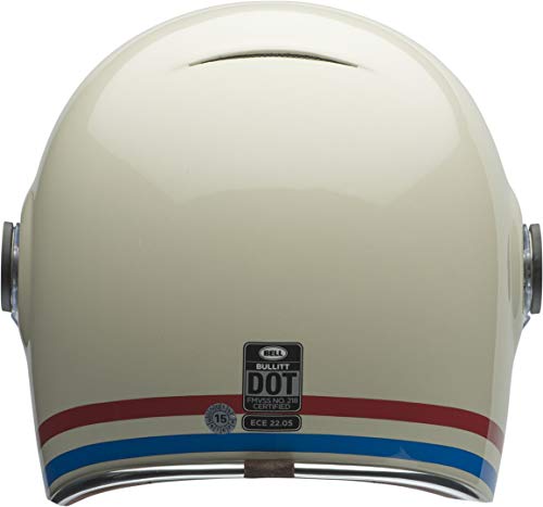 BELL Helmet bullitt dlx stripes pearl white s