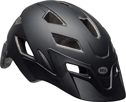 BELL Niños Side Track MIPS – Casco para Bicicleta, Primavera/Verano, Infantil, Color Matte Black/Silver, tamaño Talla única