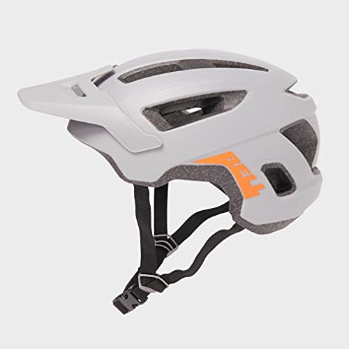 BELL Nomad Casco de Bicicleta de montaña, Unisex niños, Gris Mate y Naranja, Talla única