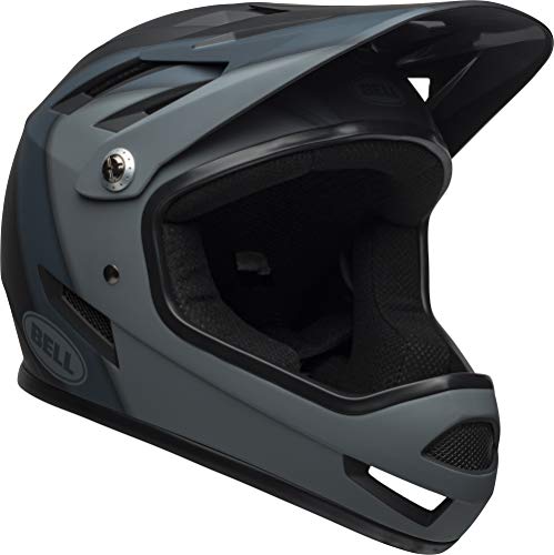 BELL Sanction Casco Integral MTB, Unisex, Presencias Negro Mate, Small/52-54 cm