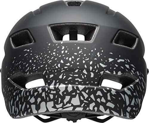 BELL SIDETRACK Youth Casco de Bicicleta, Unisex niños, Negro Mate y Plateado, Talla única